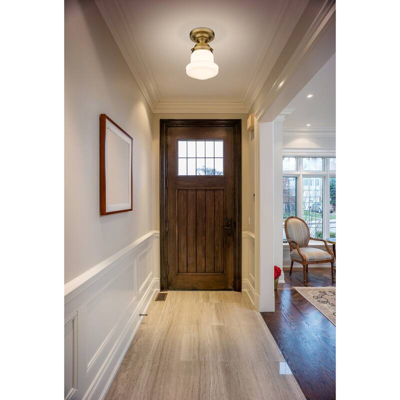 Z-Lite 735F1 Vaughn 6" Wide Flush Mount Ceiling Fixture