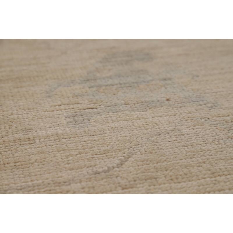 Transitional Oushak Turkish Rug Hand-Knotted Wool Carpet - 8'3"x 10'0"