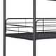 preview thumbnail 9 of 8, Twin over Twin Size Metal Furniture Triple Bunk Bed with Ladder and Fence for Bedroom, Kids, Boys and Girls
