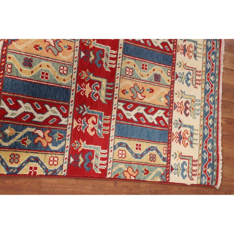 Animals Tribal Kazak Oriental Accent Rug Handmade Wool Carpet - 2'9" x 4'0"