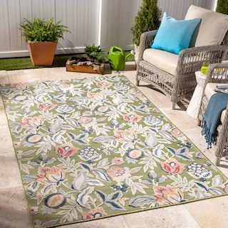 Livabliss Cabo Floral Indoor/ Outdoor Area Rug