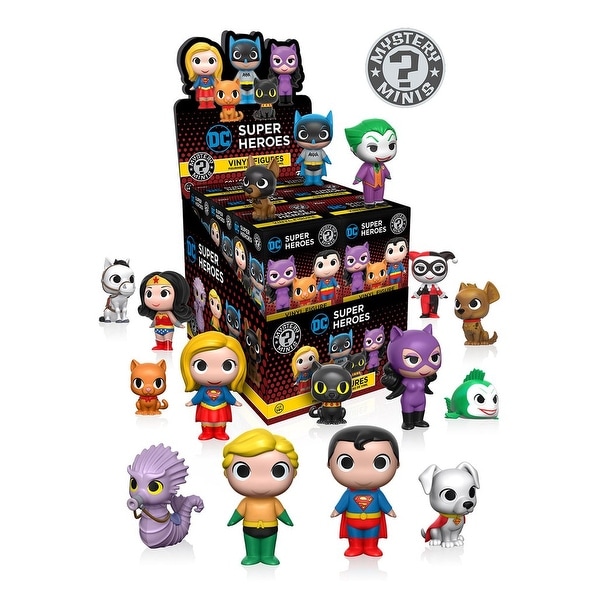 FunKo DC Comics Heroes & Pets Series 1 2.5" Mystery Mini Vinyl Figure - multi