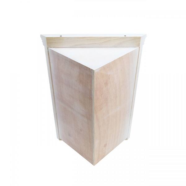 Shop Corner White Wall Mount Medicine Cabinet Recessed Door Fully