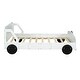 preview thumbnail 6 of 58, Car-Shaped Platform Bed Wood Low Profile Bed with Slat and Wheels