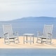 preview thumbnail 108 of 174, Outdoor Patio HDPE Rocking Chiar, Extra Wide Seat & Backrest