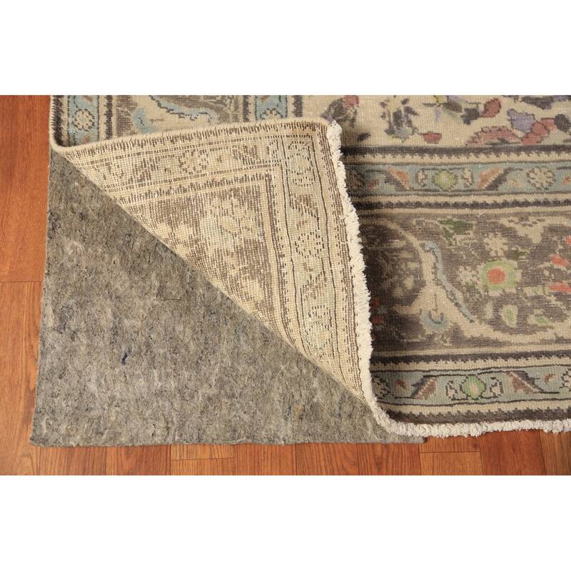 Medallion Tabriz Persian Area Rug Bedroom Hand-Knotted Wool Carpet - 8'6"x 11'8"