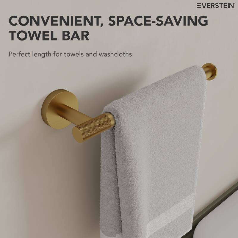 4-Piece Stainless Steel Bathroom Hardware Set, Wall Mounted Bath Towel Bar Set Towel Racks Bathroom Accessories