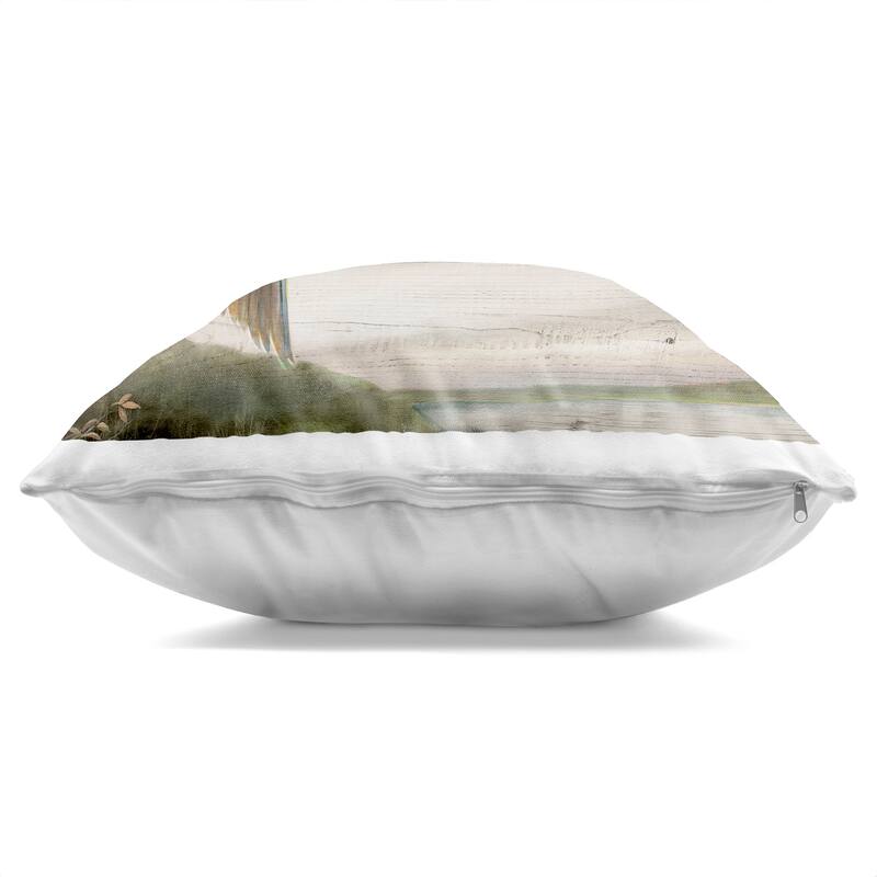 Stupell Flying Geese over Rustic Decorative Printed Throw Pillow Design by Ruane Manning