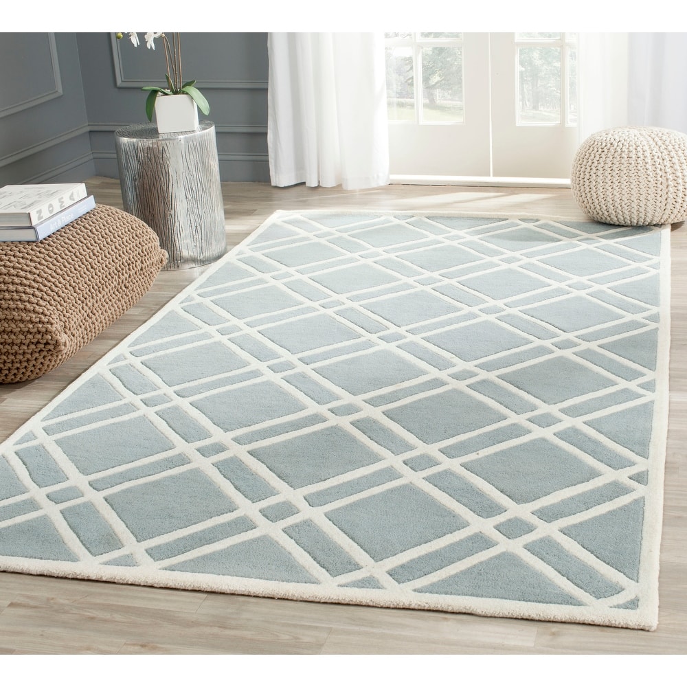 SAFAVIEH Handmade Chatham Geronda Modern Moroccan Wool Rug