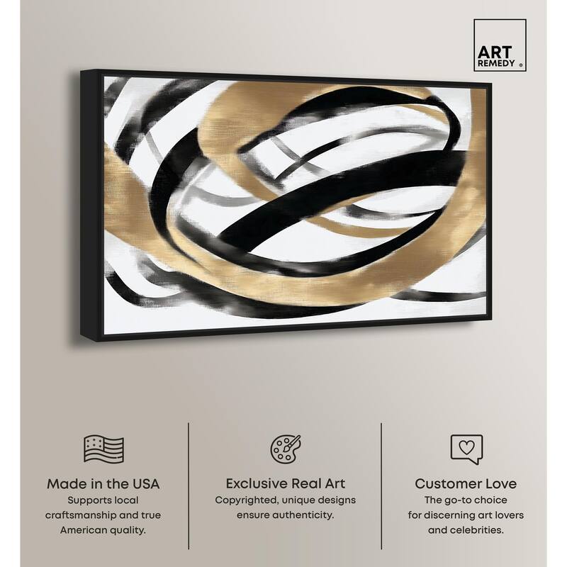 Loops of Luxury I Canvas by Art Remedy