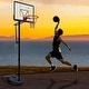 preview thumbnail 8 of 7, Adjustable Portable Basketball Hoop with Shatterproof Backboard