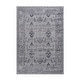 preview thumbnail 1 of 4, LOOM & LUXE Collection Grey/Blue/Oriental Non-Shedding Area Rug 120" D x 93" W x 0.35" H