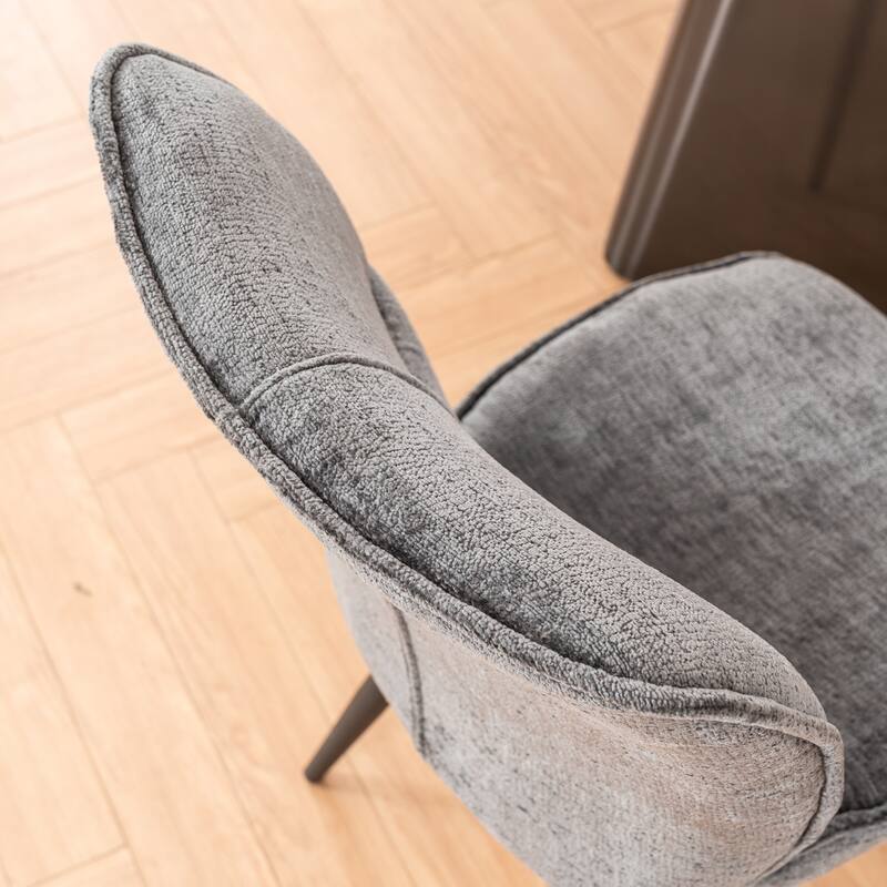 Dining Chairs Set of 2, Armless Kitchen Chairs, Soft Cushion