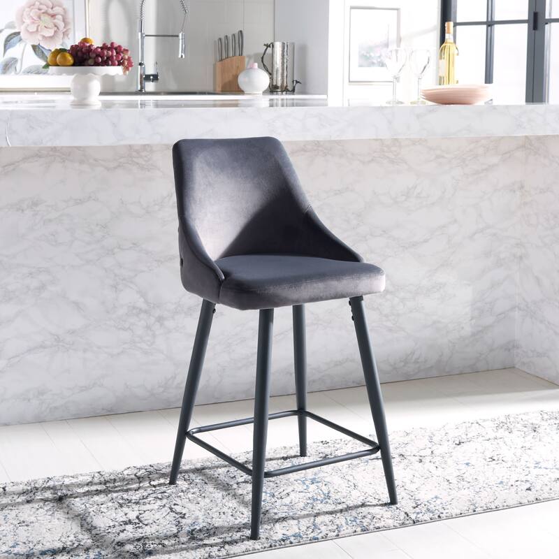 SAFAVIEH Nathalie 24-inch Counter Stool - 22.4" x 18.2" x 36.6" - 22Wx18Dx31H