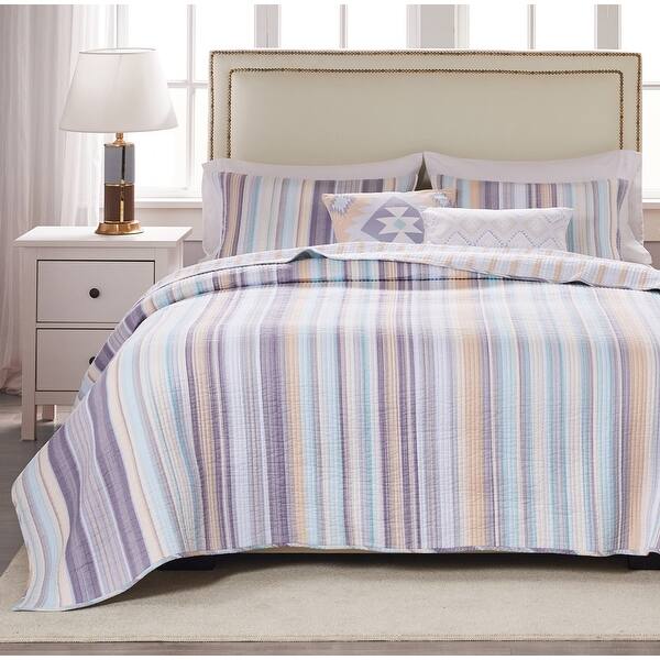 slide 2 of 9, Greenland Home Fashions Durango 100-percent Cotton Reversible Quilt Set