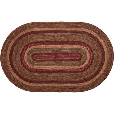 Cider Mill Jute Rug Oval w/ Pad 60x96