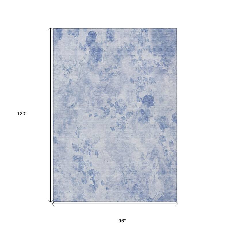 HomeRoots Floral Transitional Rectangle Outdoor Rug