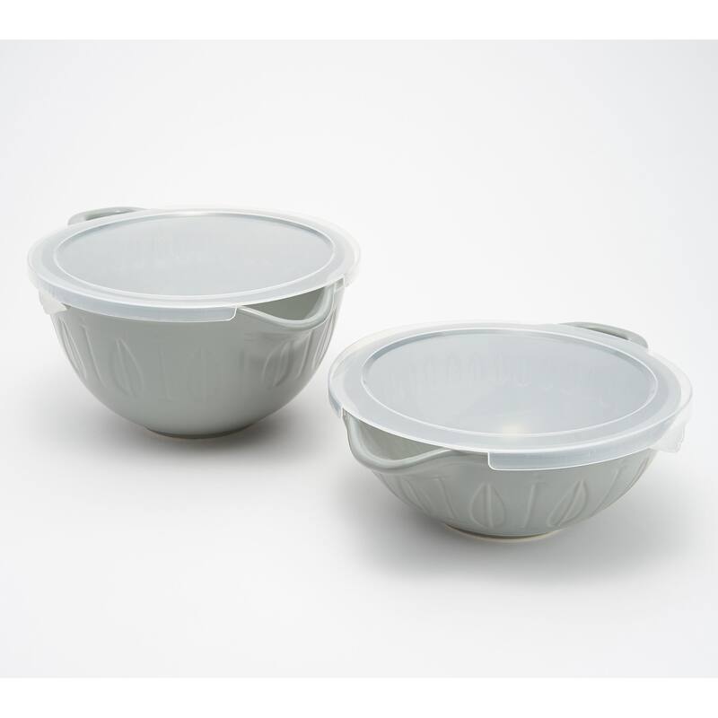 Mad Hungry 2-Piece Lip'n'Loop Mixing Bowl with Lids Model