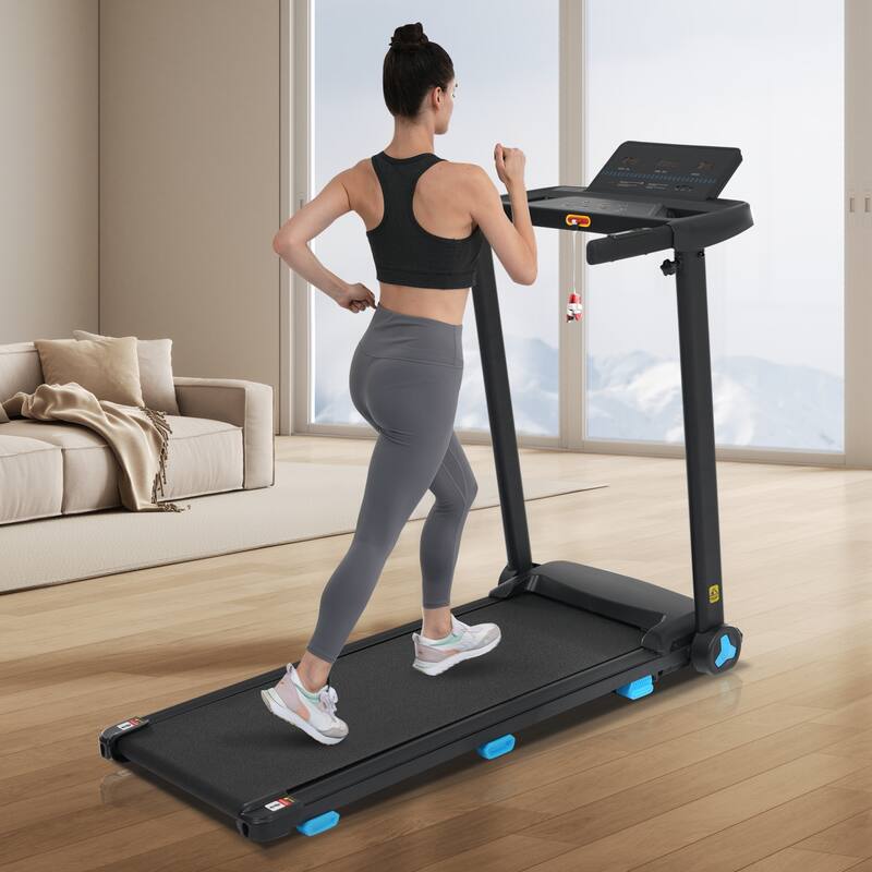 Treadmill with Incline,3.0HP Quiet Foldable Treadmills, 10.0MPH 300 LBS Weight Capacity Home Exercise Equipment Treadmills