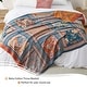 preview thumbnail 4 of 9, 100% Cotton Boho Floral Thermal Breathable Jacquard Throw Blankets 60"x80"