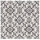 preview thumbnail 77 of 86, SAFAVIEH Handmade Blossom Linna Modern Floral Wool Rug 6' Square - Ivory/Black - Square