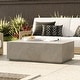 preview thumbnail 2 of 5, Modrest Fresno Modern Grey Concrete Coffee Table