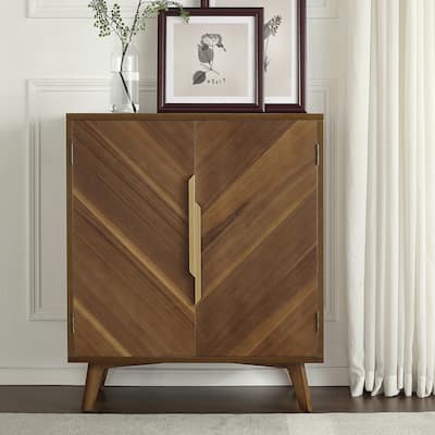Art Leon Handcrafted Wood Sideboard with 2 Doors