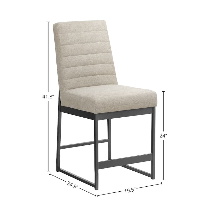 Eden Counter Stool, Upholstered Counter Stool (Set of 2)