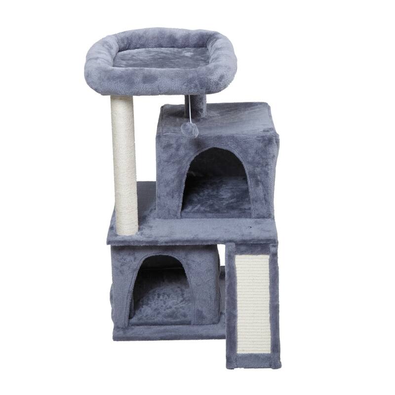 Double-layer Cat Tree with Cat House and Ladder
