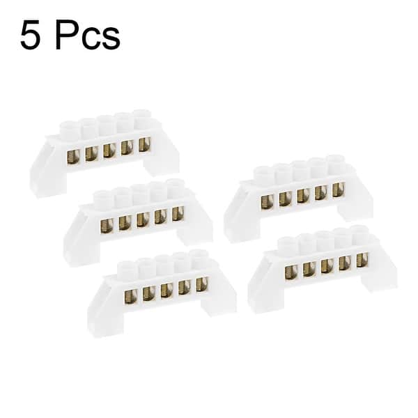 Single Row Ground Wire Bridge Shape Copper Screw Terminal Block