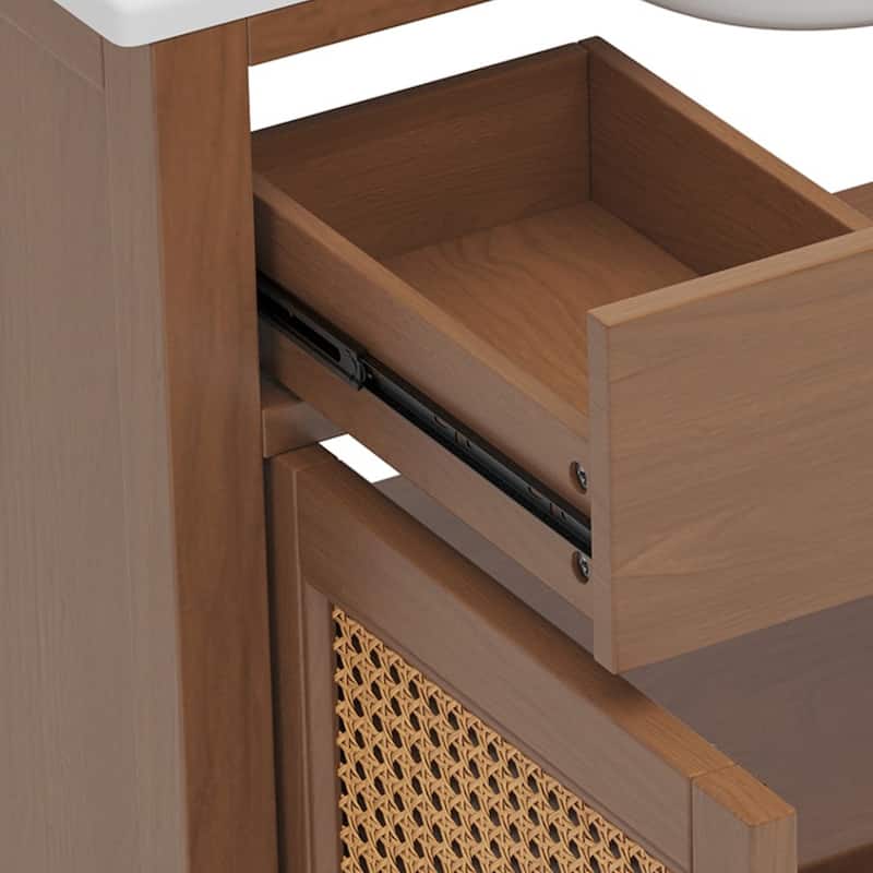36"Freestanding Bathroom Vanity with Ceramic Sink