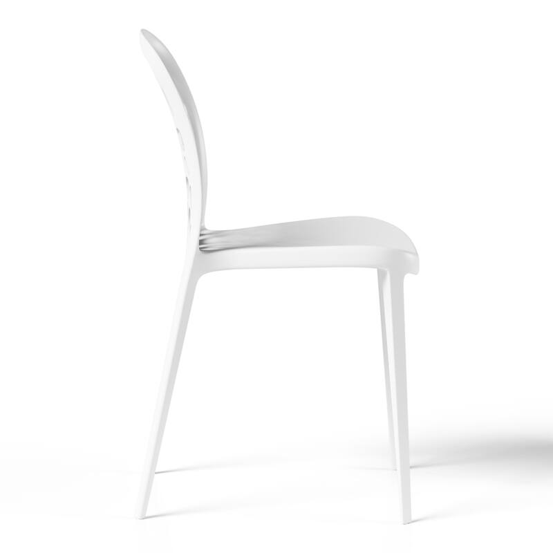 Frond and Form Outdoor Stacking Dining Side Chair (Set of 2)