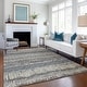 preview thumbnail 19 of 47, Premium Washable Super Soft Abstract Ombre Stripes Mayfield Rug Gray - 10' x 14' - Rectangle