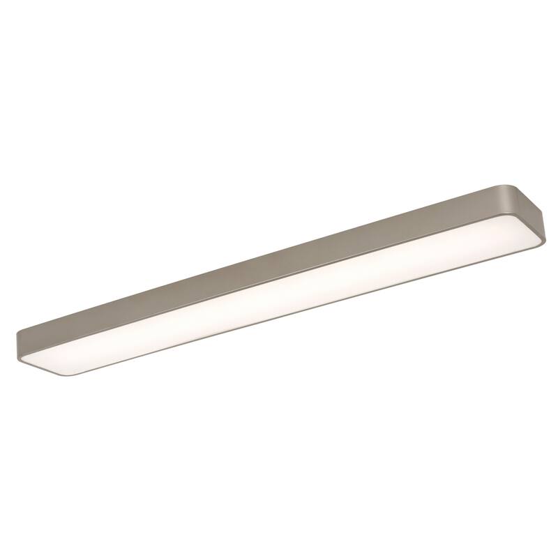 AFX BAYL4608LAJUD Bailey 2 Light 46" Wide LED Flush Mount Ceiling - Satin Nickel