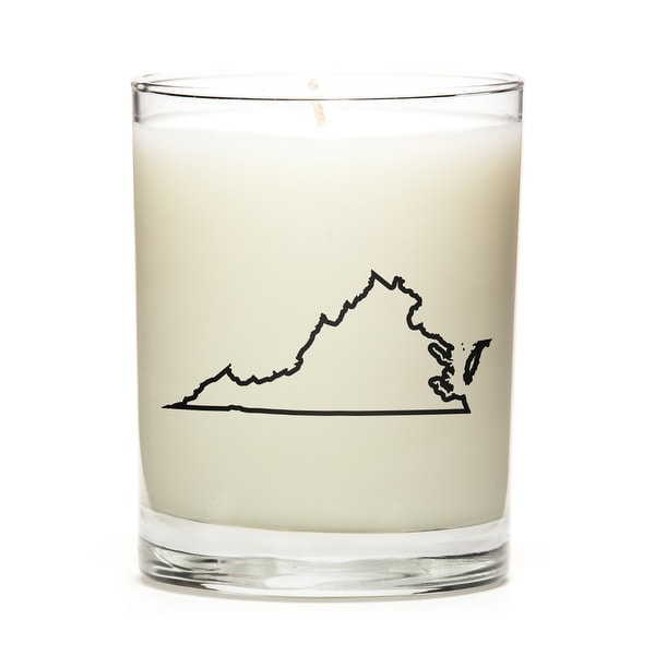 Custom Gift - Map Outline of Virginia U.S State, Peach Belini