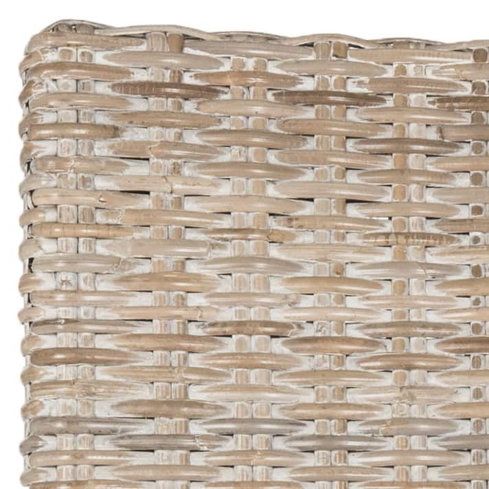 SAFAVIEH Alearda Natural Dining Chair (Set of 2) - 23" x 24.4" x 34" - 23Wx24Dx34H
