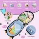 preview thumbnail 12 of 17, 16 Inch Kids Rolling Luggage with 2 Flashing Wheels and Telescoping Handle - 13" x 9" x 18" (L x W x H)