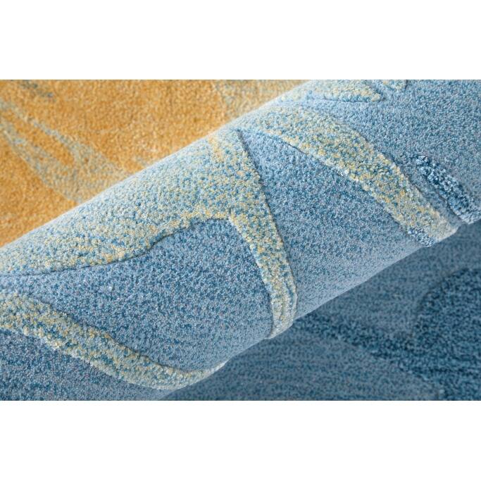 HomeRoots Abstract Bohemian Rectangle Area Rug