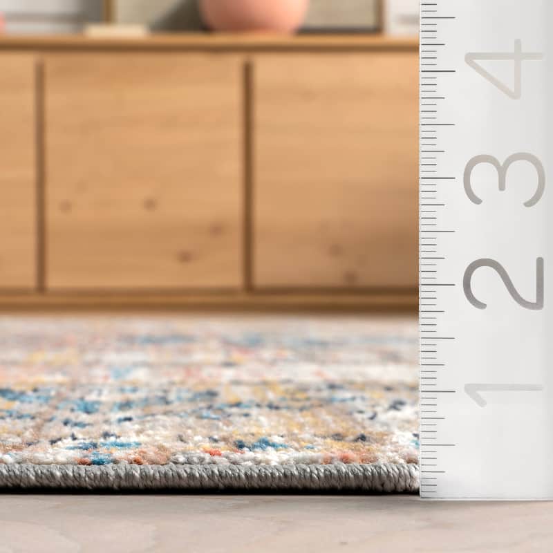 Nuloom Marley Traditional Medallion Fringe Area Rug