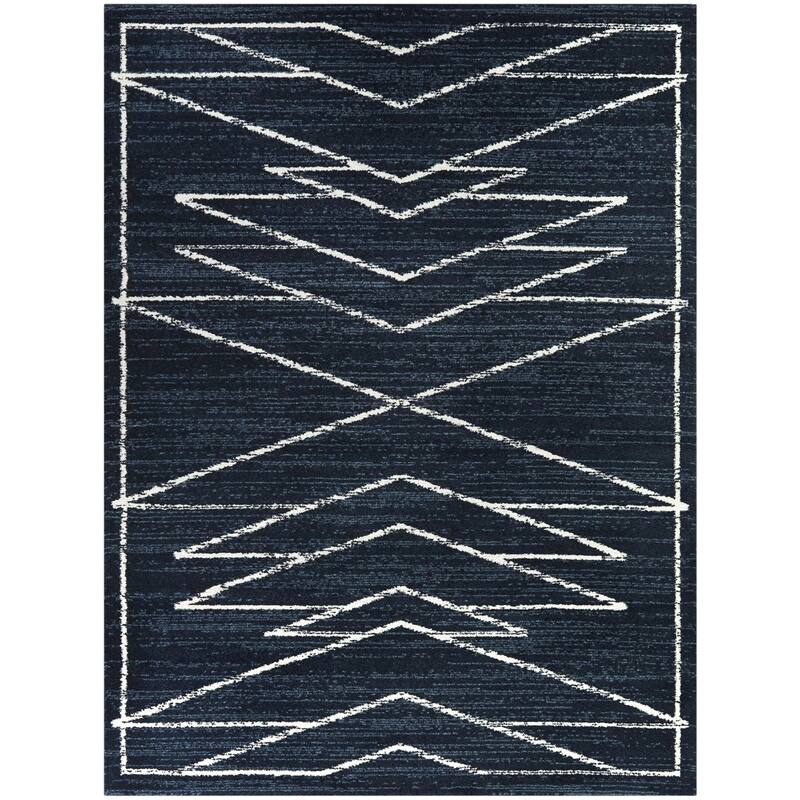 Laurent Distressed Modern Area Rug