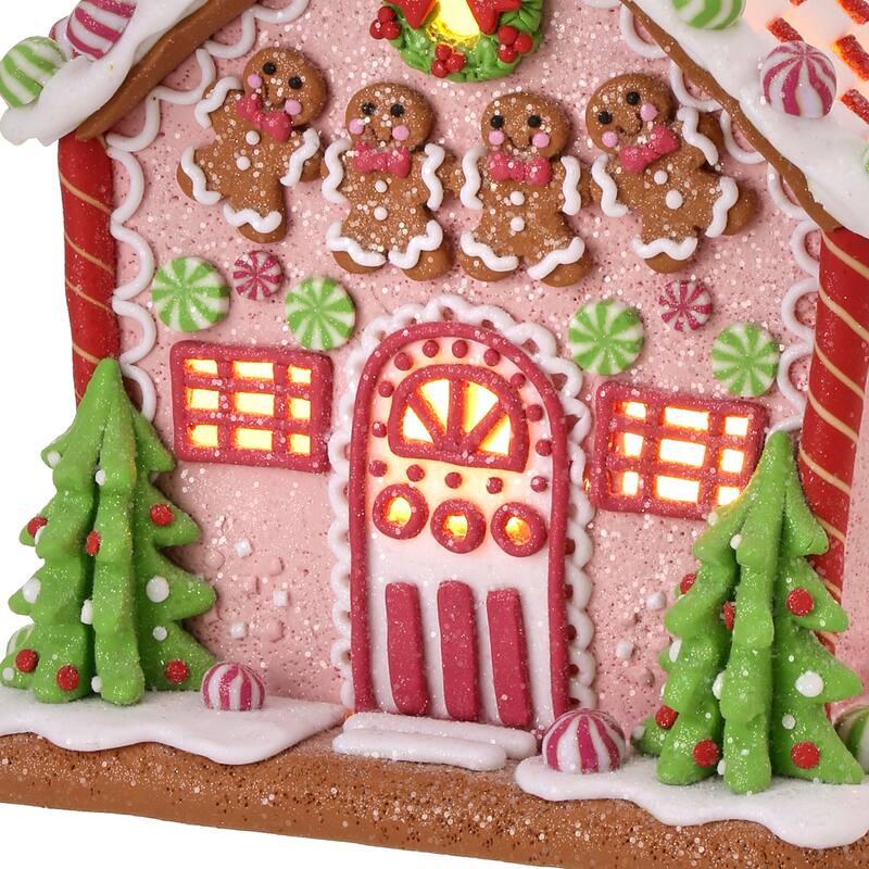 8.5" LED Marshmallow Treats House