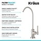 preview thumbnail 21 of 66, Kraus Allyn Traditional 3-Function Bridge Pulldown Kitchen Faucet