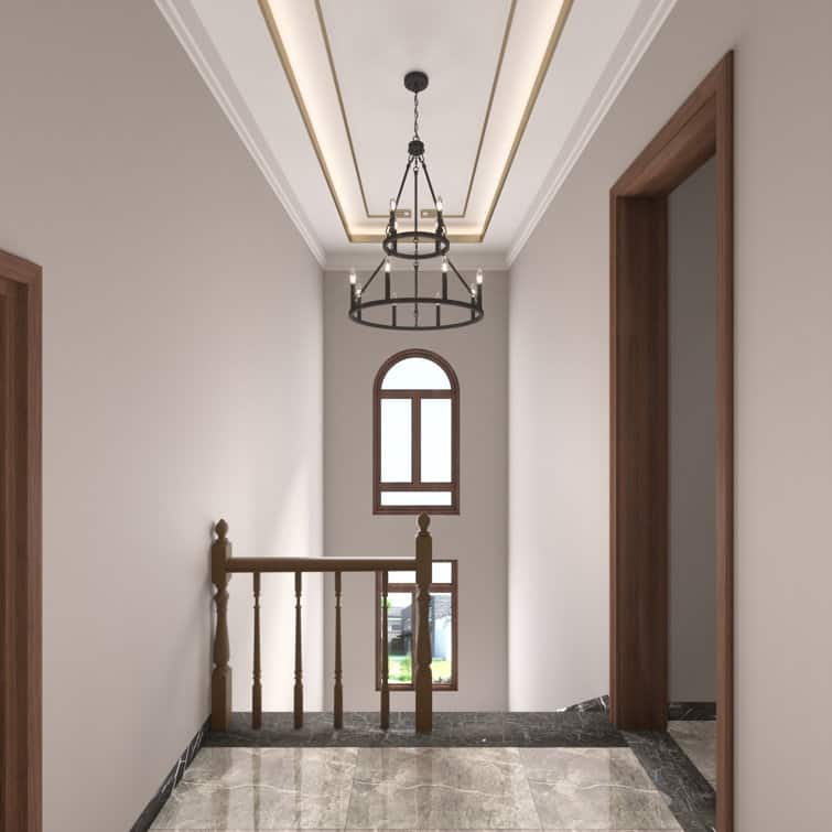 Acroma 12-light Farmhouse Candle Chandelier for Dining Room - 28 inches