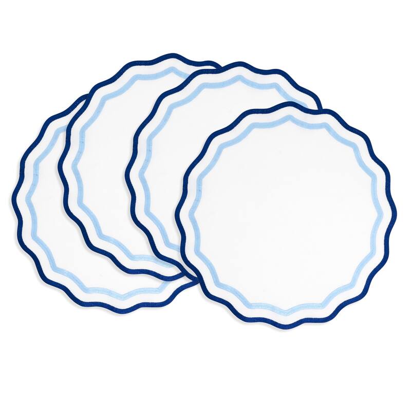 Eco Scallop Border Placemat (Set of 4)