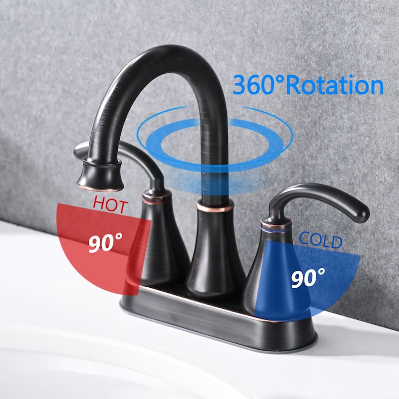 2-Handle Bathroom Sink Faucet