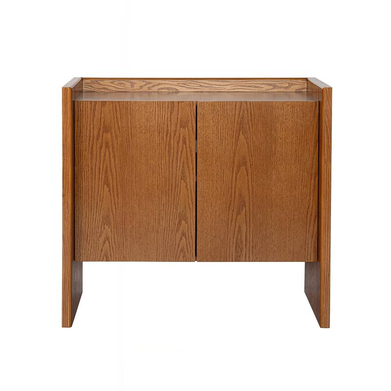 Walnut Wooden Storage Cabinet