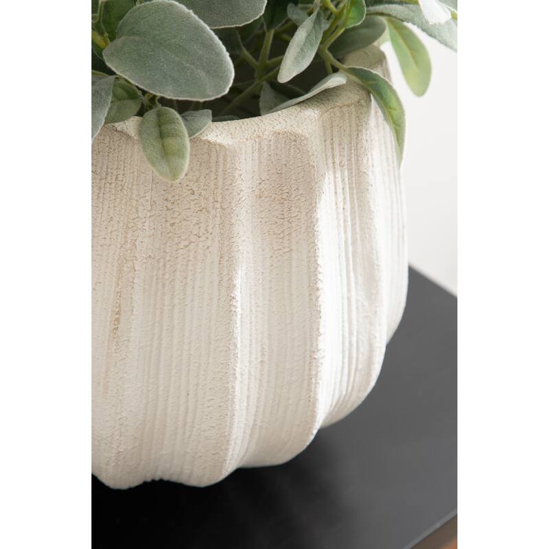 Kate and Laurel Claudel Scalloped Planter