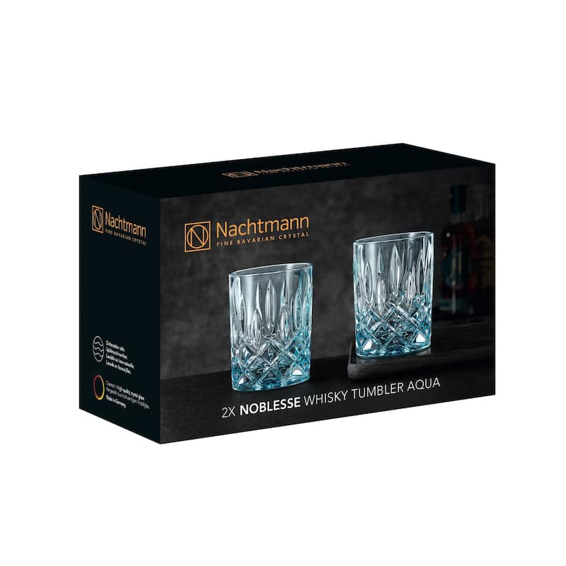 Nachtmann Set of 2 Noblesse Fine Glass Whiskey Tumblers