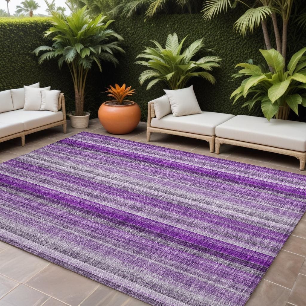 Lamo Stripe Weather Resistant Classic Meets Modern Outdoor Rug