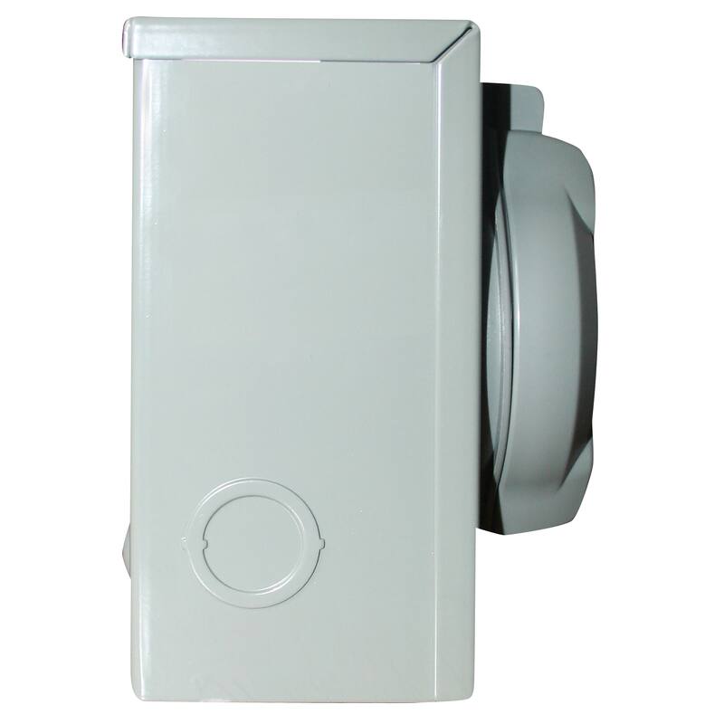 50 Amp Generator Power Inlet Box - 4.25Lx3.25Wx6.25H
